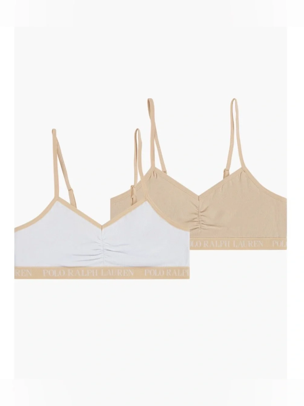 Ralph Lauren Kid’s 2-pack Stretch Cotton Bralette